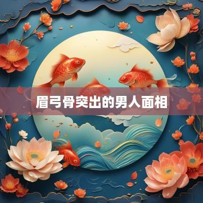 眉弓骨突出的男人面相