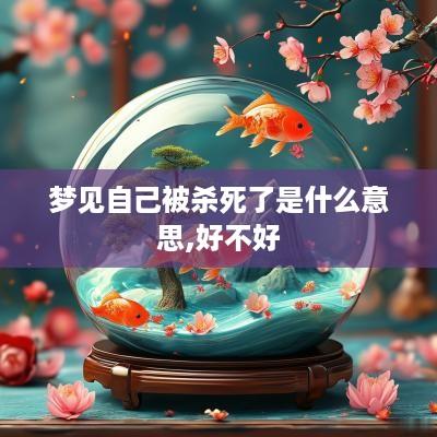 梦见自己被杀死了是什么意思,好不好