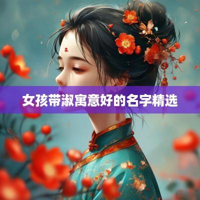 女孩带淑寓意好的名字精选