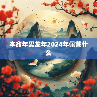 本命年男蛇年2025年佩戴什么
