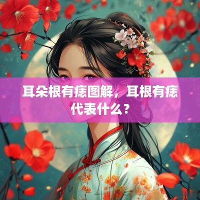 耳朵根有痣图解，耳根有痣代表什么？