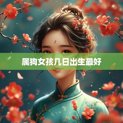 属狗女孩几日出生最好