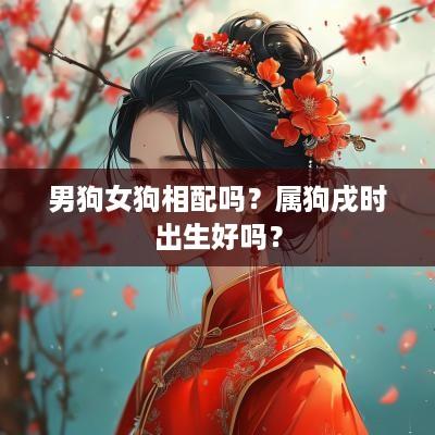 男狗女狗相配吗？属狗戌时出生好吗？