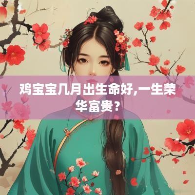 鸡宝宝几月出生命好,一生荣华富贵？
