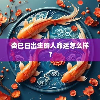 癸巳日出生的人命运怎么样？