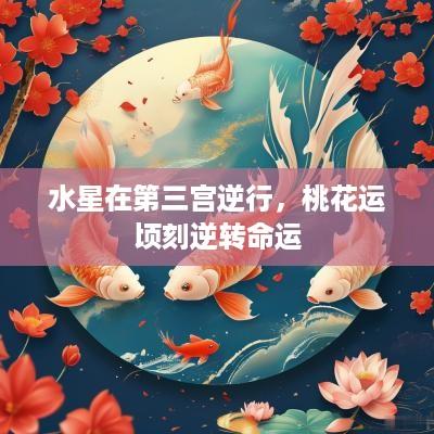 水星在第三宫逆行，桃花运顷刻逆转命运