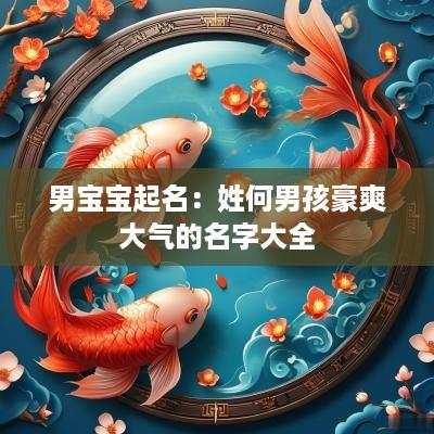 男宝宝起名：姓何男孩豪爽大气的名字大全