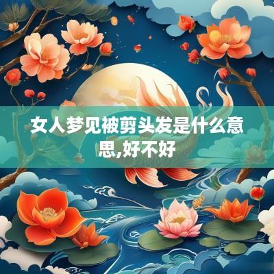 女人梦见被剪头发是什么意思,好不好