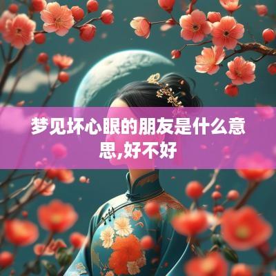 梦见坏心眼的朋友是什么意思,好不好