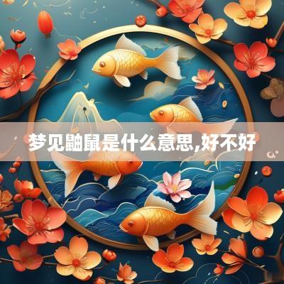 梦见鼬鼠是什么意思,好不好