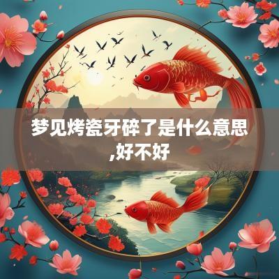梦见烤瓷牙碎了是什么意思,好不好