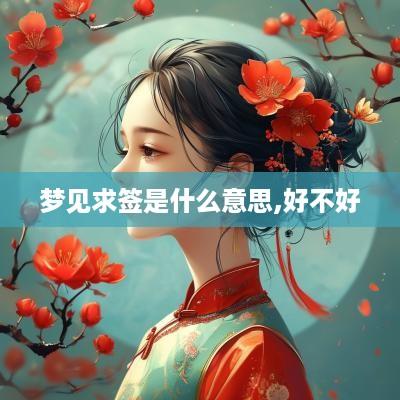 梦见求签是什么意思,好不好