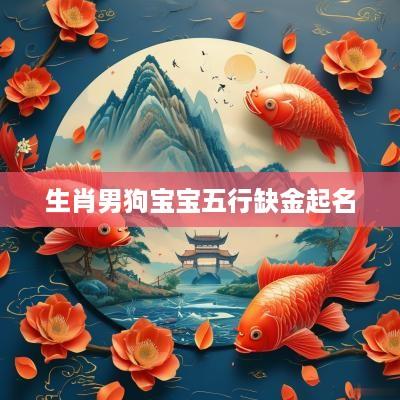 生肖男狗宝宝五行缺金起名
