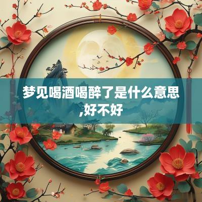 梦见喝酒喝醉了是什么意思,好不好