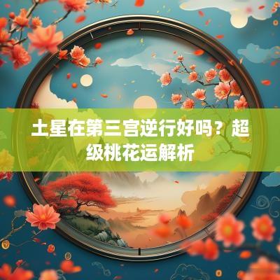 土星在第三宫逆行好吗？超级桃花运解析