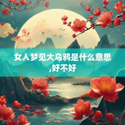 女人梦见大乌鸦是什么意思,好不好