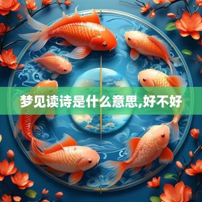 梦见读诗是什么意思,好不好