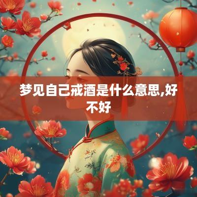 梦见自己戒酒是什么意思,好不好