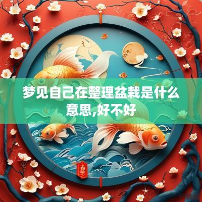 梦见自己在整理盆栽是什么意思,好不好