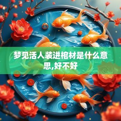 梦见活人装进棺材是什么意思,好不好