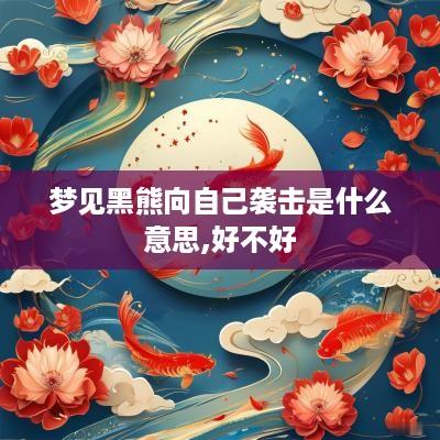 梦见黑熊向自己袭击是什么意思,好不好
