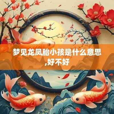梦见龙凤胎小孩是什么意思,好不好