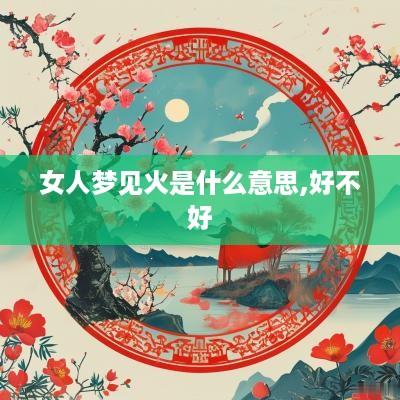 女人梦见火是什么意思,好不好