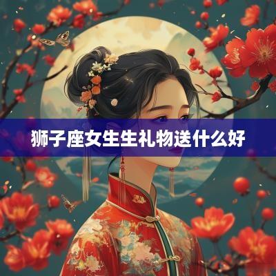 狮子座女生生礼物送什么好
