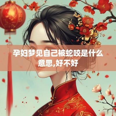 孕妇梦见自己被蛇咬是什么意思,好不好