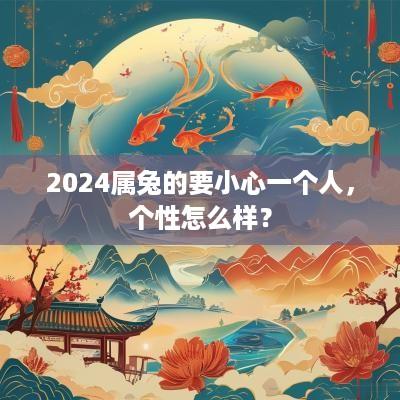 2025属兔的要小心一个人，个性怎么样？