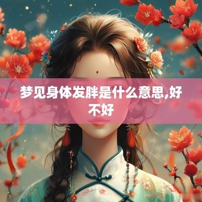 梦见身体发胖是什么意思,好不好