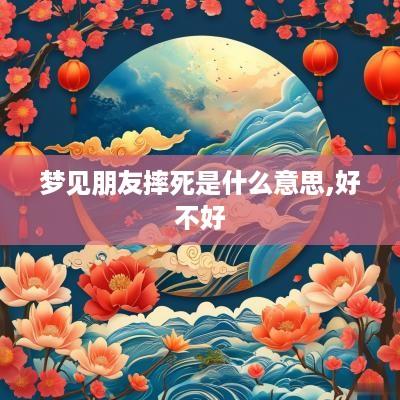梦见朋友摔死是什么意思,好不好
