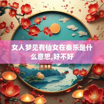 女人梦见有仙女在奏乐是什么意思,好不好