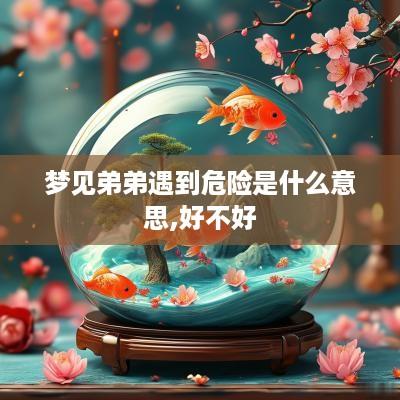 梦见弟弟遇到危险是什么意思,好不好