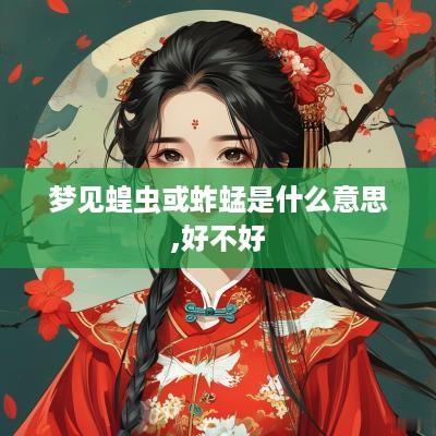 梦见蝗虫或蚱蜢是什么意思,好不好