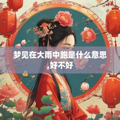 梦见在大雨中跑是什么意思,好不好