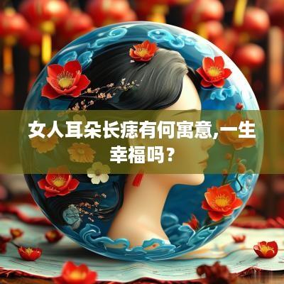 女人耳朵长痣有何寓意,一生幸福吗? 女人耳朵长痣有何寓意,一生幸福吗?