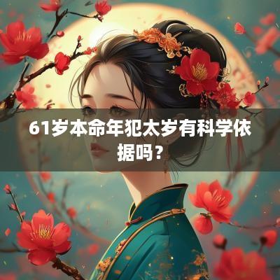 61岁本命年犯太岁有科学依据吗？