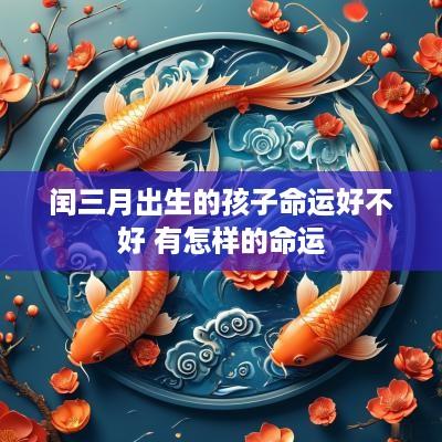 闰三月出生的孩子命运好不好 有怎样的命运