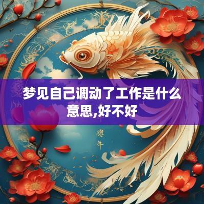 梦见自己调动了工作是什么意思,好不好 梦见自己调动了工作是什么意思,好不好