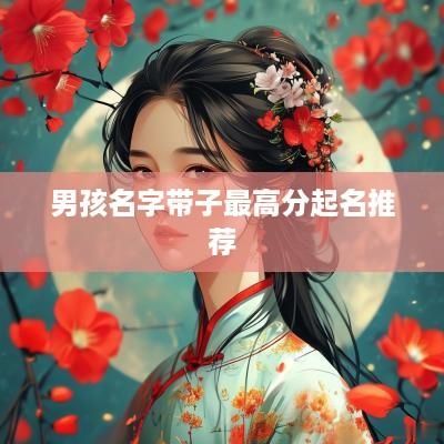 男孩名字带子最高分起名推荐