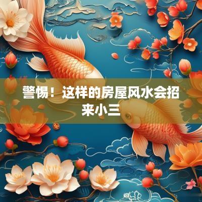 警惕！这样的房屋风水会招来小三