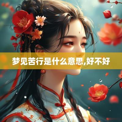 梦见苦行是什么意思,好不好