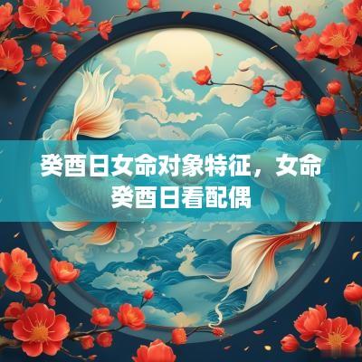 癸酉日女命对象特征，女命癸酉日看配偶
