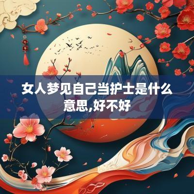 女人梦见自己当护士是什么意思,好不好