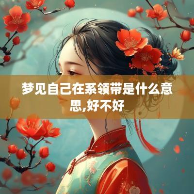梦见自己在系领带是什么意思,好不好