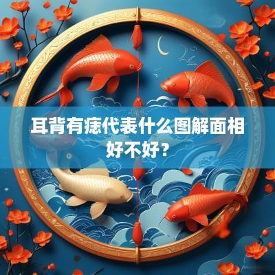 耳背有痣代表什么图解面相好不好？