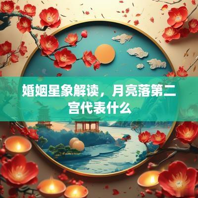 婚姻星象解读，月亮落第二宫代表什么