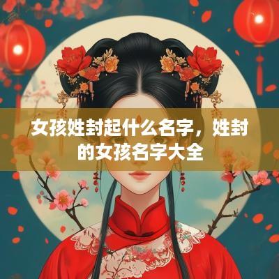 女孩姓封起什么名字，姓封的女孩名字大全