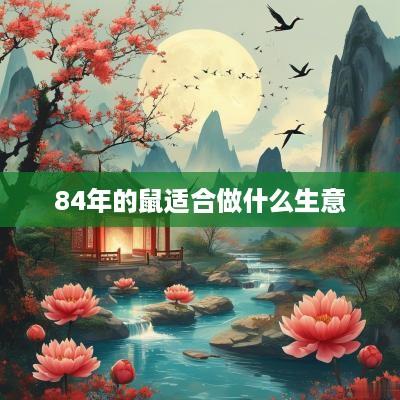 84年的鼠适合做什么生意